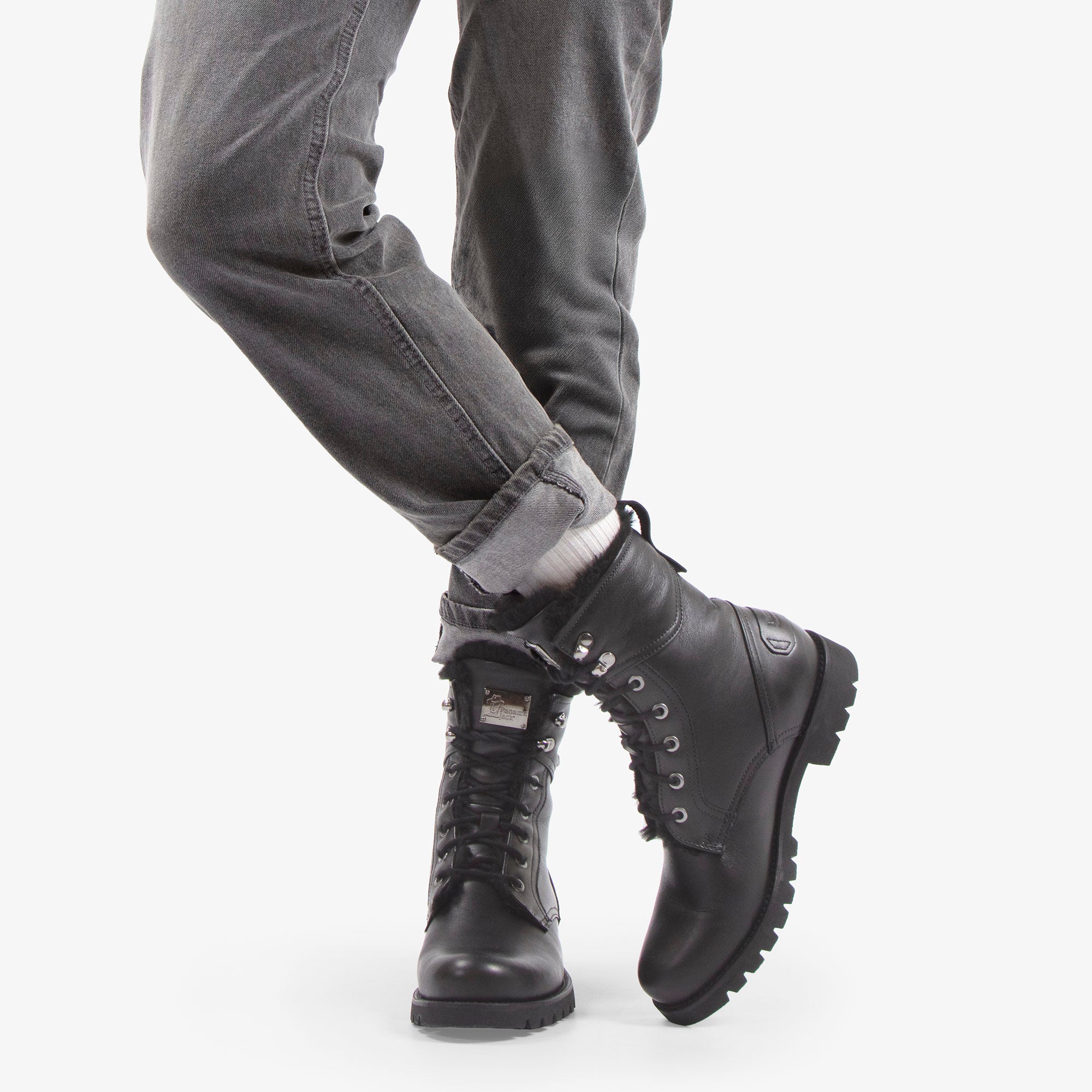 panama-jack-benissa-b2-damenstiefel-waterproof-napa-schwarz image 2