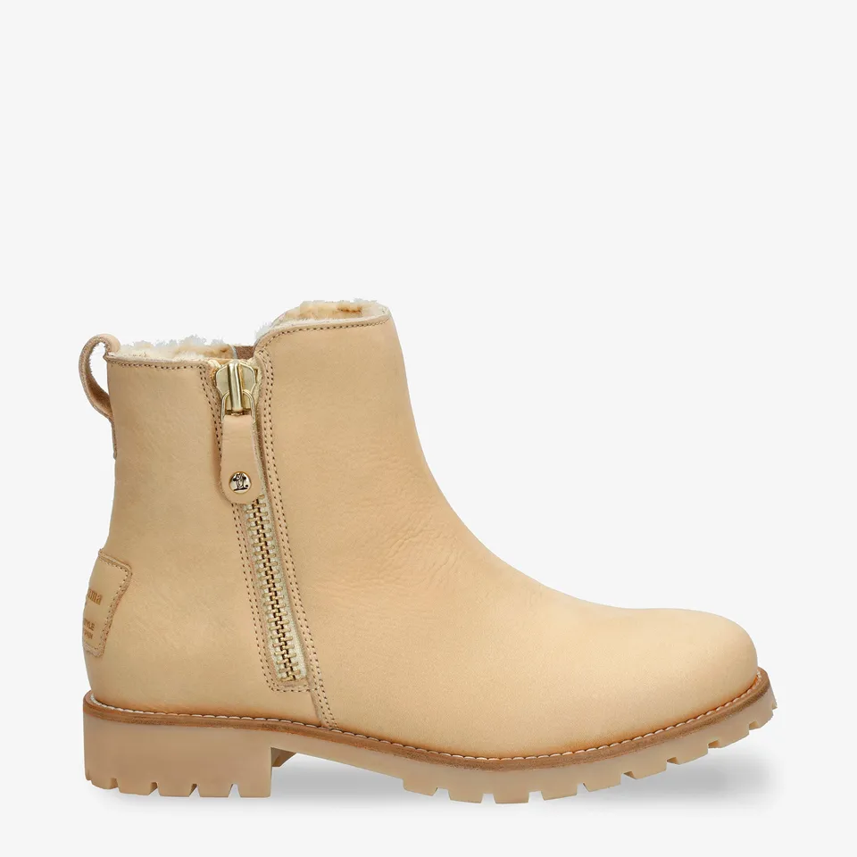 panama-jack-fiore-trav-b5-nobuck-crema-flache-damenstiefelette image 1
