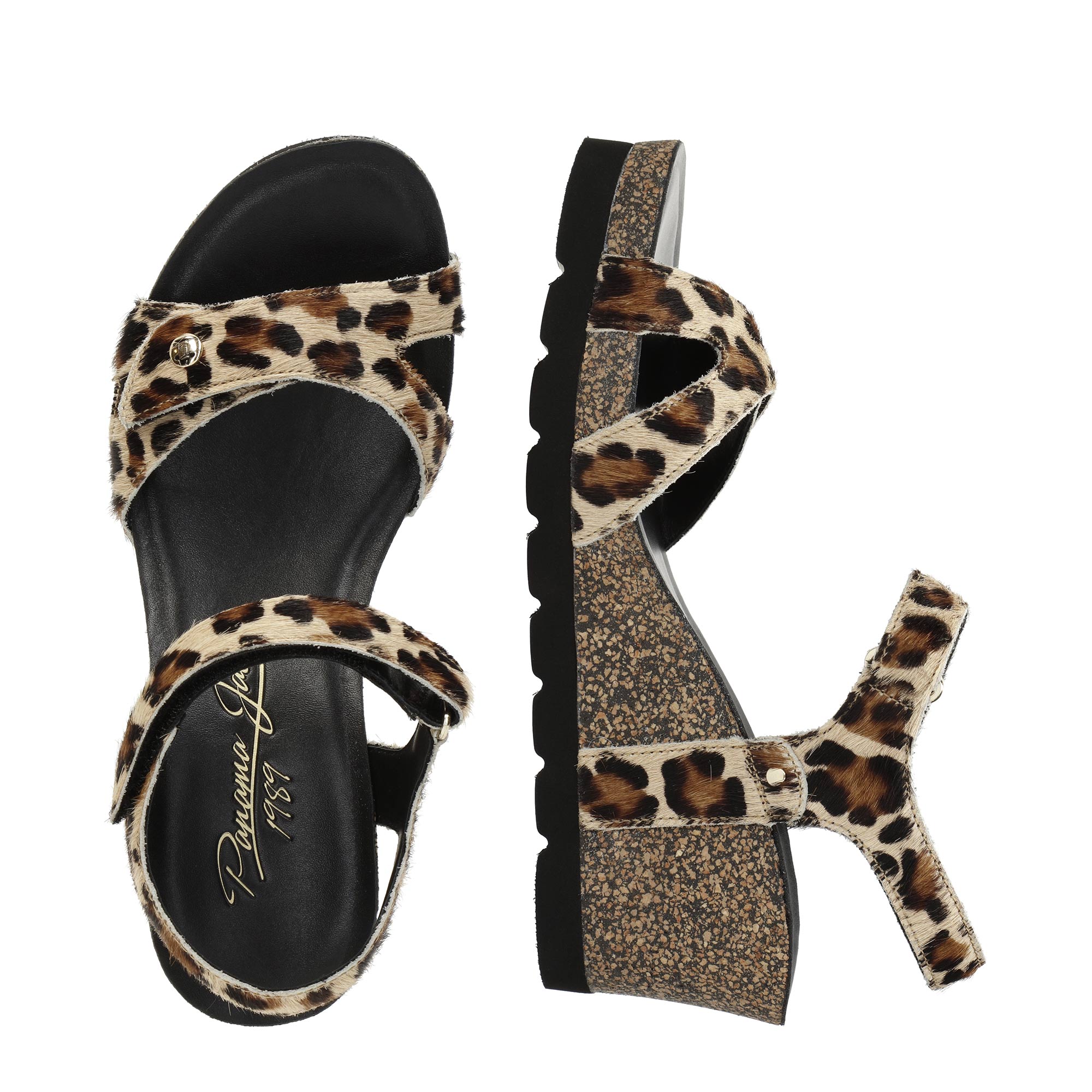 panama-jack-julia-leopard-b1-keilsandalette-natural image 6