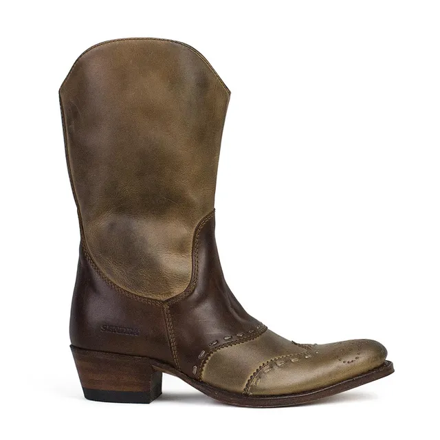 sendra-boots-r4530-marron-leder-boots-braun image 1