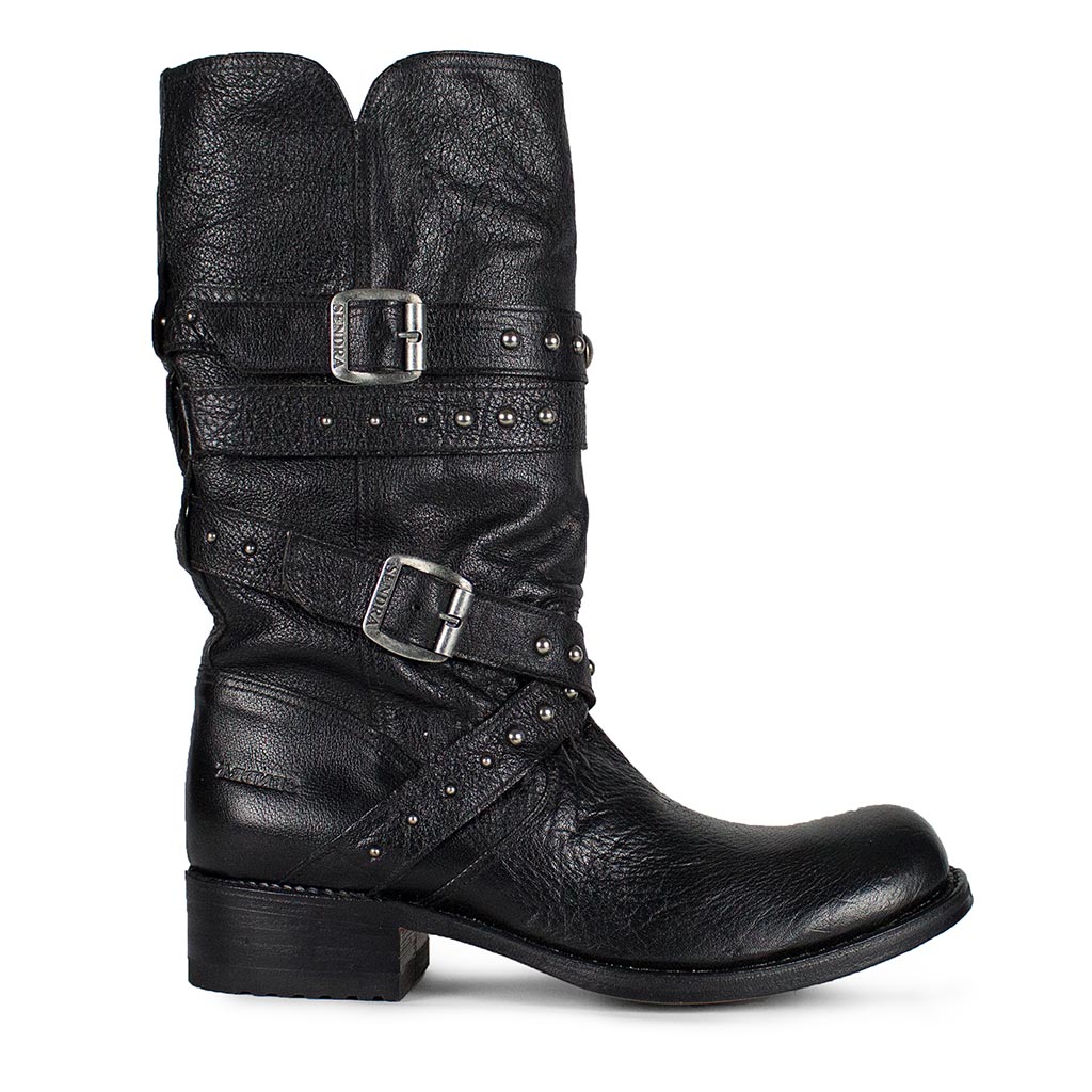 sendra-boots-r2825-7722-may-negro-damen-biker-stiefelette image 1
