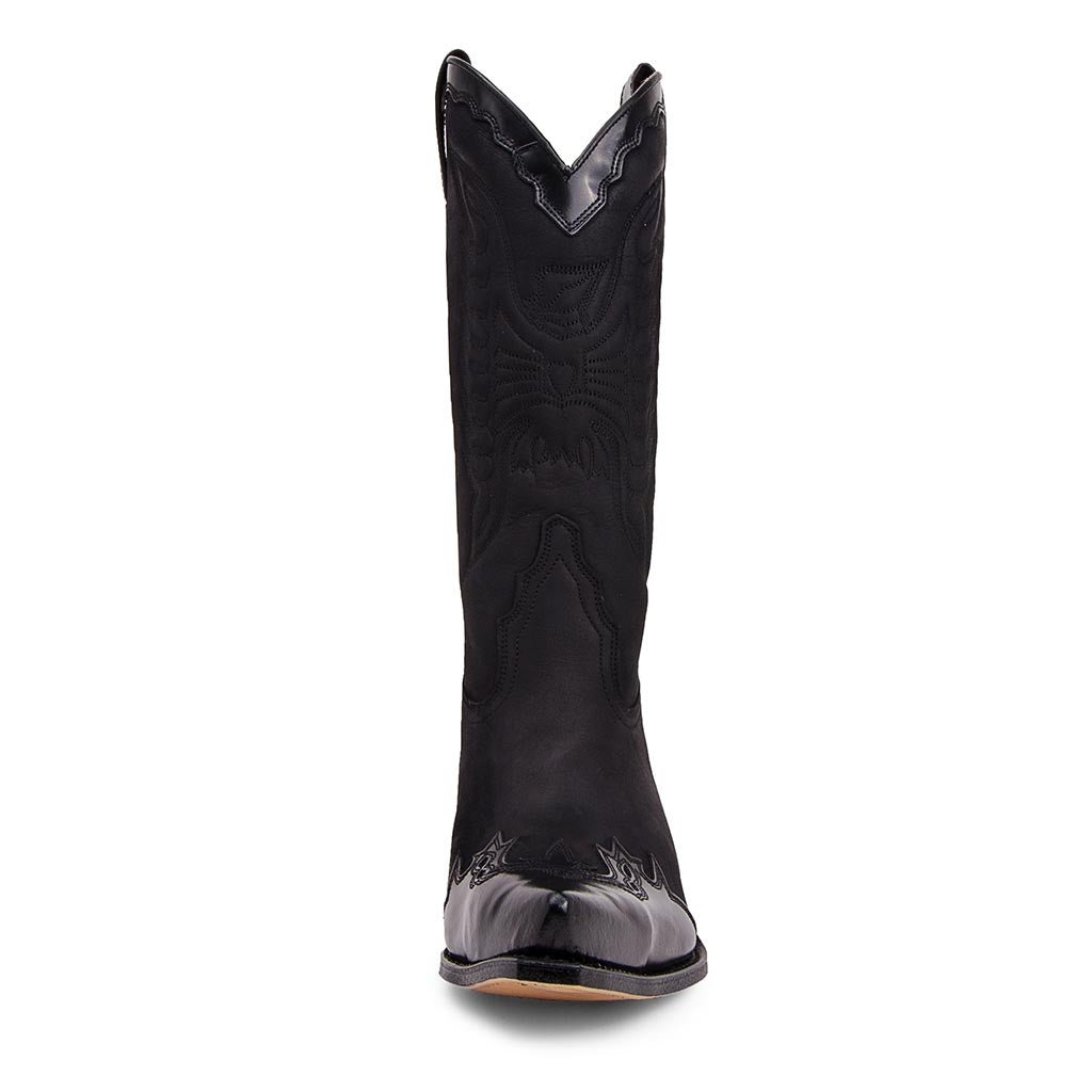 sendra-boots-2560-gorca-flora-nobuk-damen-cowboystiefel-schwarz image 5