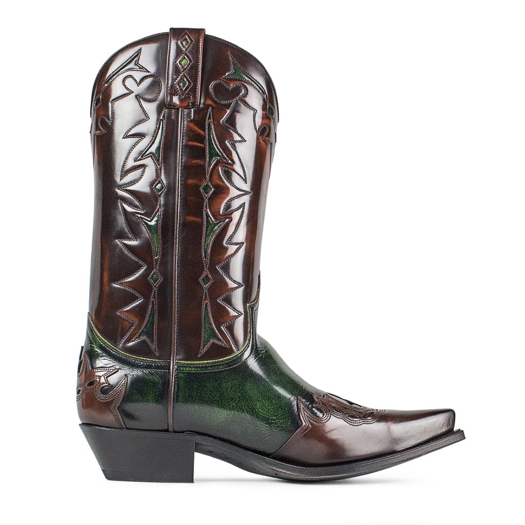sendra-boots-3379-cuervo-denver-verde-flora-libano-cowboy-herren image 6