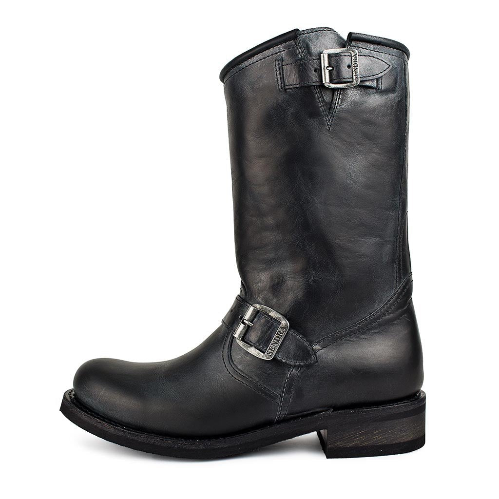 sendra-boots-2944f-chiquita-negro-damen-biker-stiefel-schwarz image 1