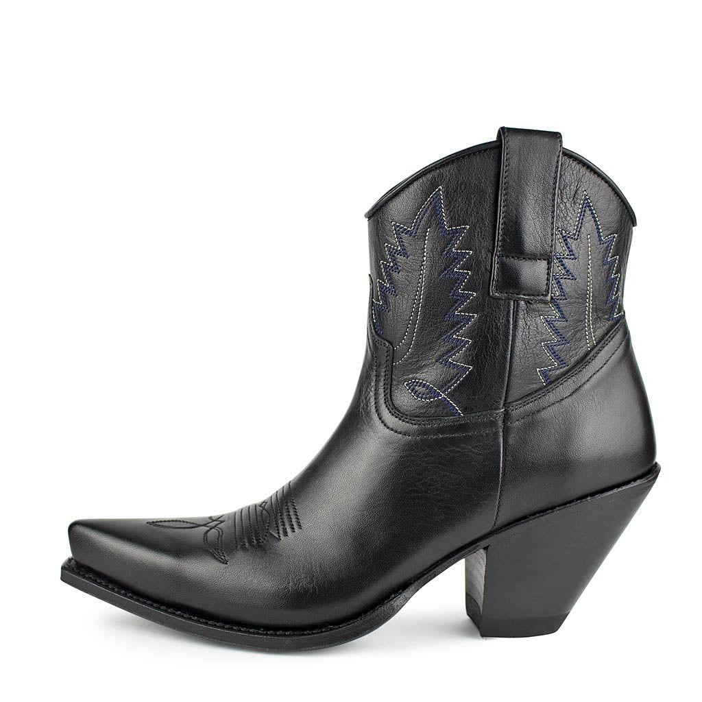 sendra-boots-10779-gorca-salvaje-negro-stiefelette-mit-7-5-cm-absatz image 1