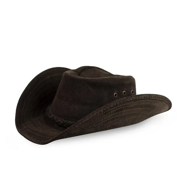 sendra-boots-sombrero-dakota-cafe-leder-cowboyhut image 1