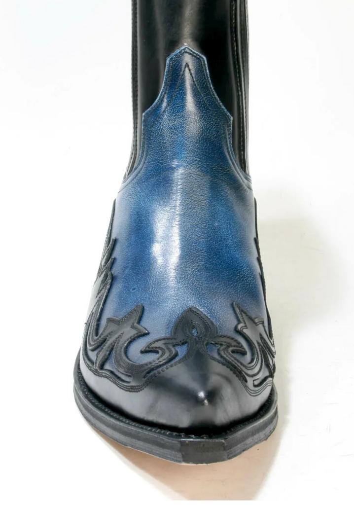sendra-boots-3242-flora-stiefel-gr-46-pit-n-schwarz-blau image 2