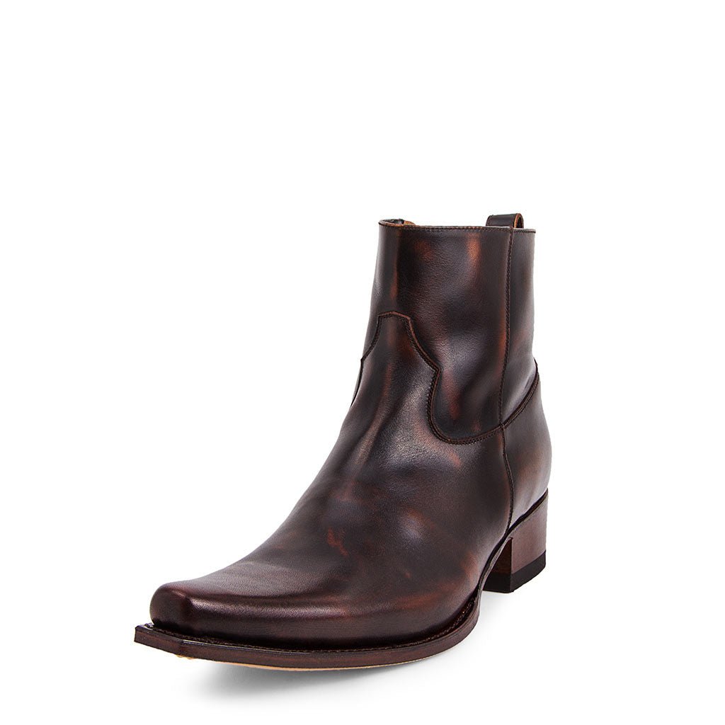 sendra-boots-12322-m-natur-antic-jacinto-stiefelette-braun-rei-verschluss image 2