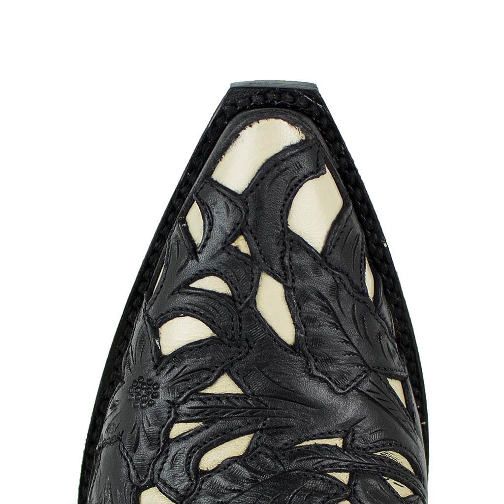 sendra-boots-wyomin-sillero-hueso-negro-cowboystiefel image 5