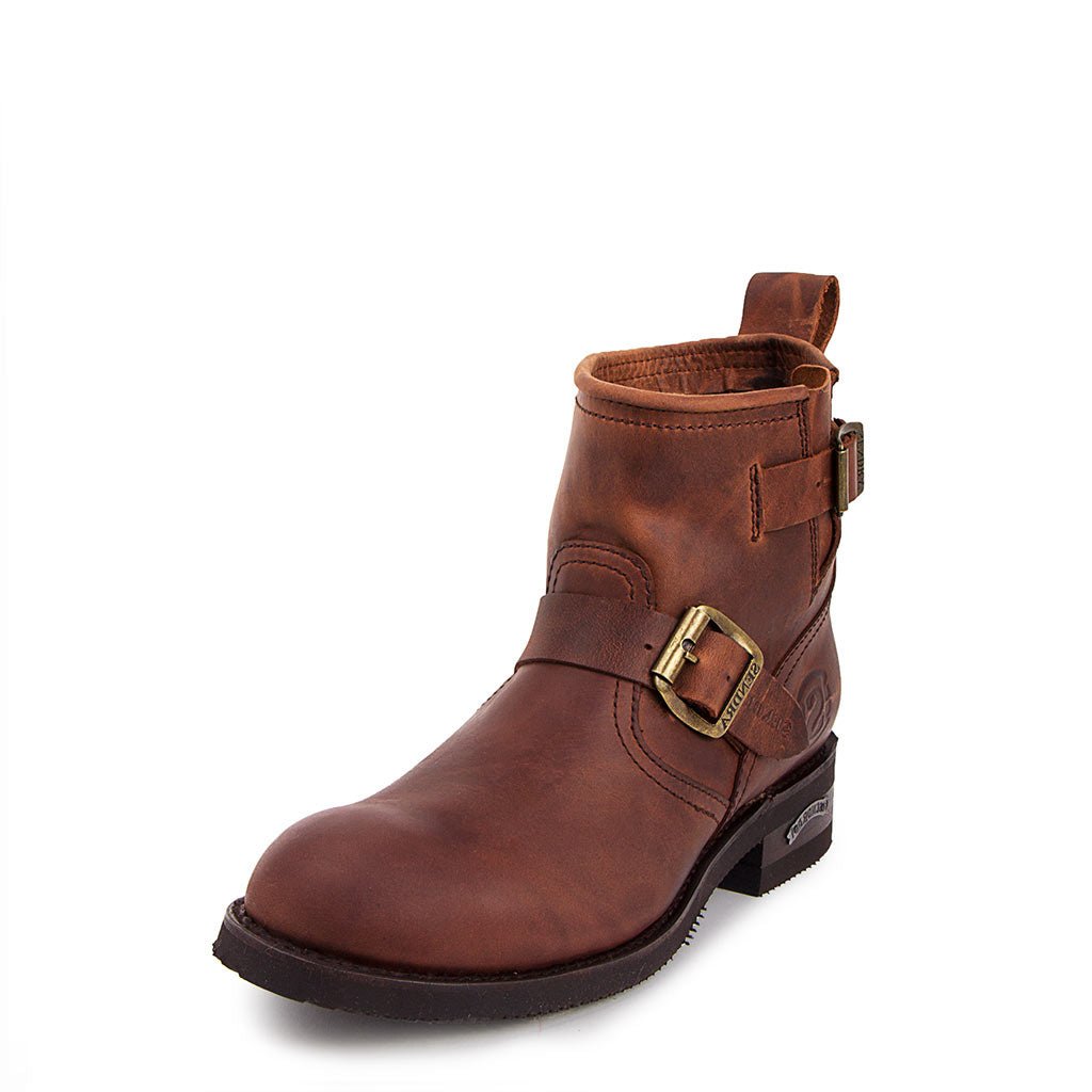 sendra-boots-2976-carol-sprinter-biker-stiefelette-braun-lresistent image 2