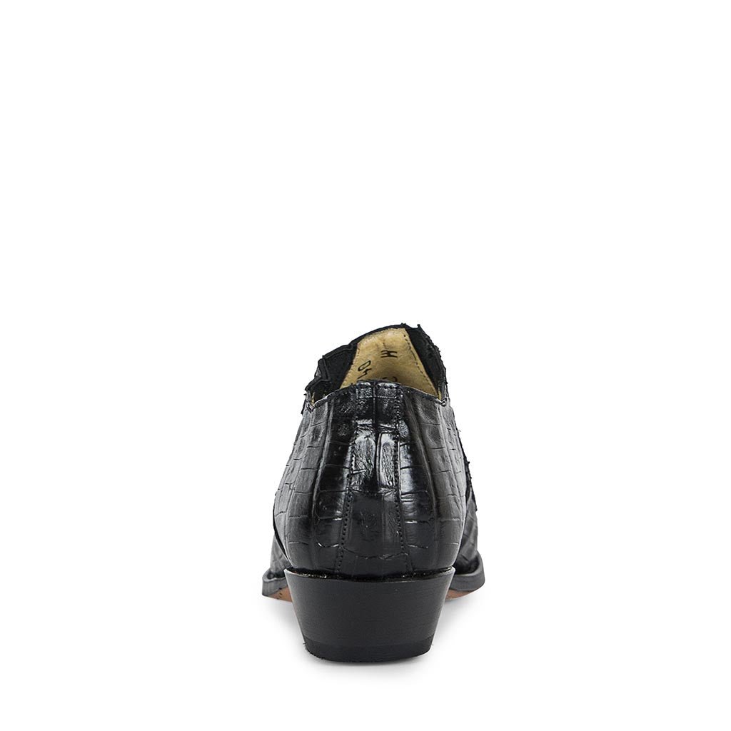 sendra-boots-4133p-cuervo-coco-cola-auten-negro-herren-cowboy-schuh-krokoleder-s image 4