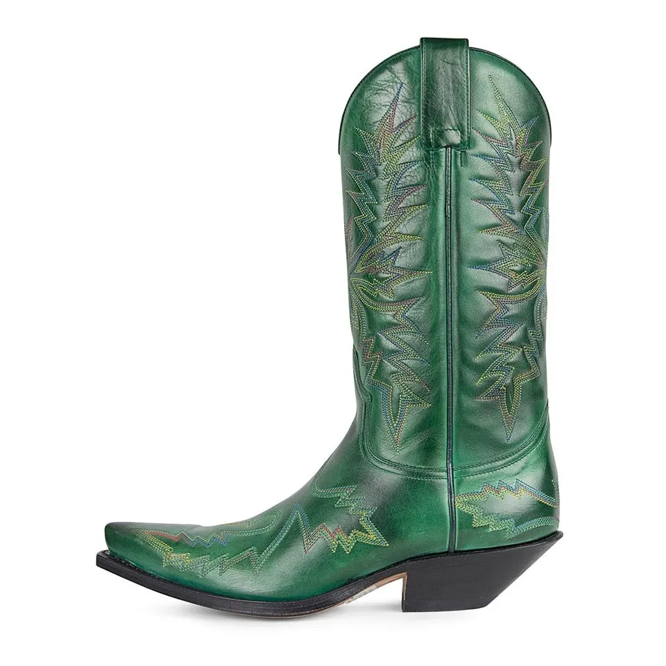 sendra-boots-8500-cuervo-palermo-verde-cowboy-stiefel image 1