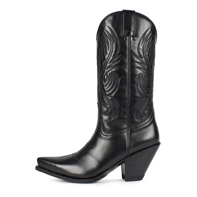sendra-boots-2605-flora-negro-damen-westernstiefel-schwarz image 1