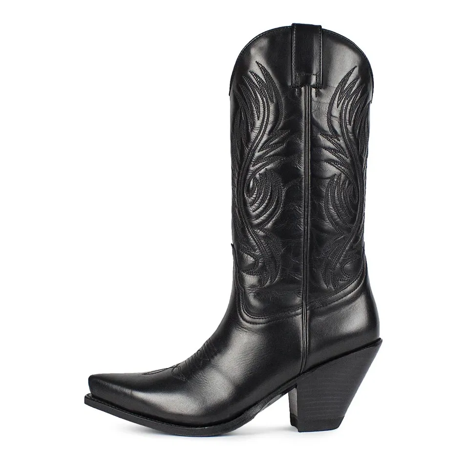 sendra-boots-2605-flora-negro-damen-westernstiefel-schwarz image 1