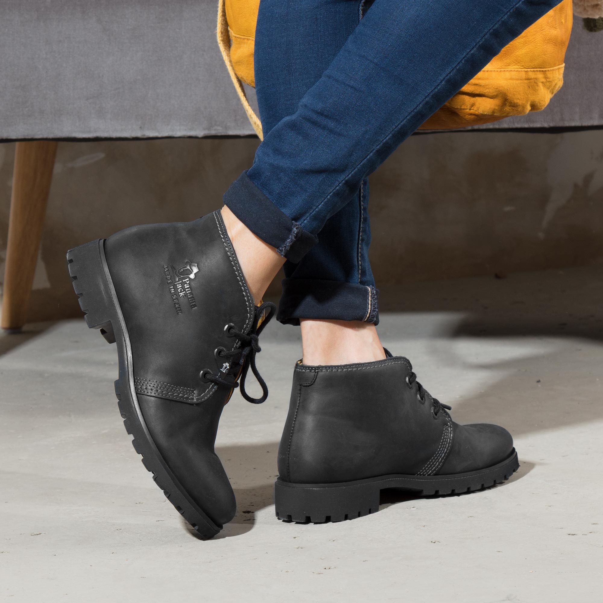 panama-jack-bota-panama-b3-damen-stiefelette-napa-grass-negro-schwarz image 7