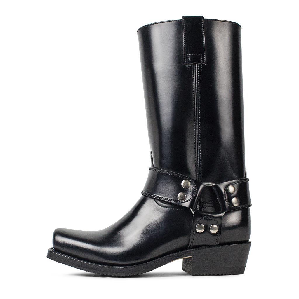 sendra-boots-8833-blues-antic-negro-bikerboots-damen-schwarz image 1