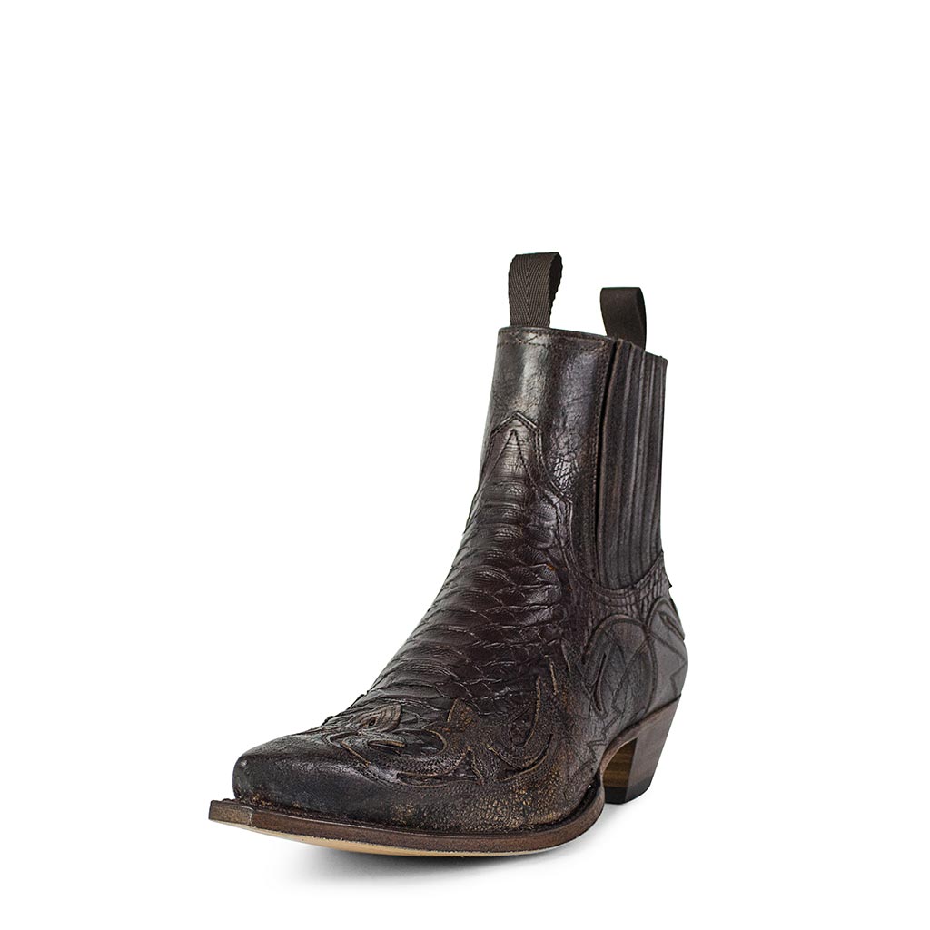 sendra-boots-4660p-cuervo-piton-herren-cowboy-exotic-stiefel image 2