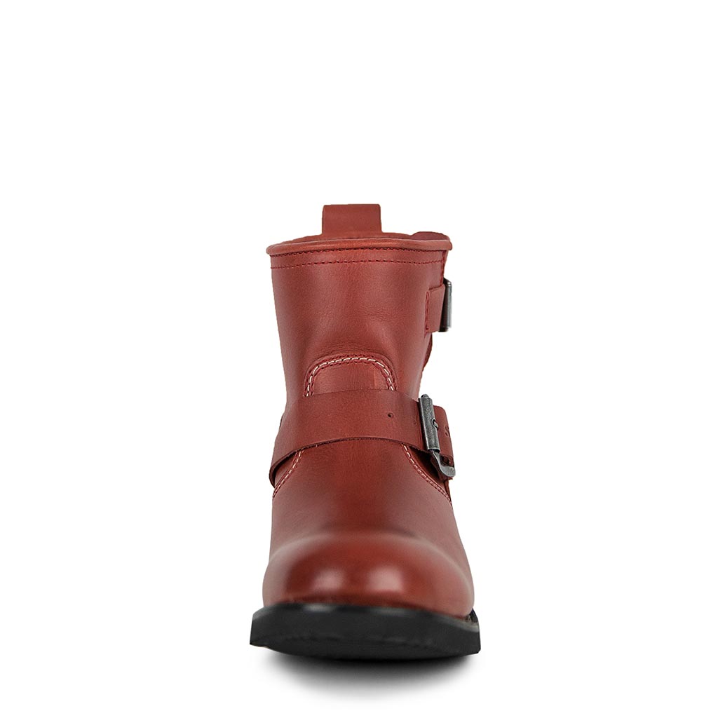 sendra-boots-17521-carol-pull-city-rojo-damen-stiefelette-rot-riemen image 3