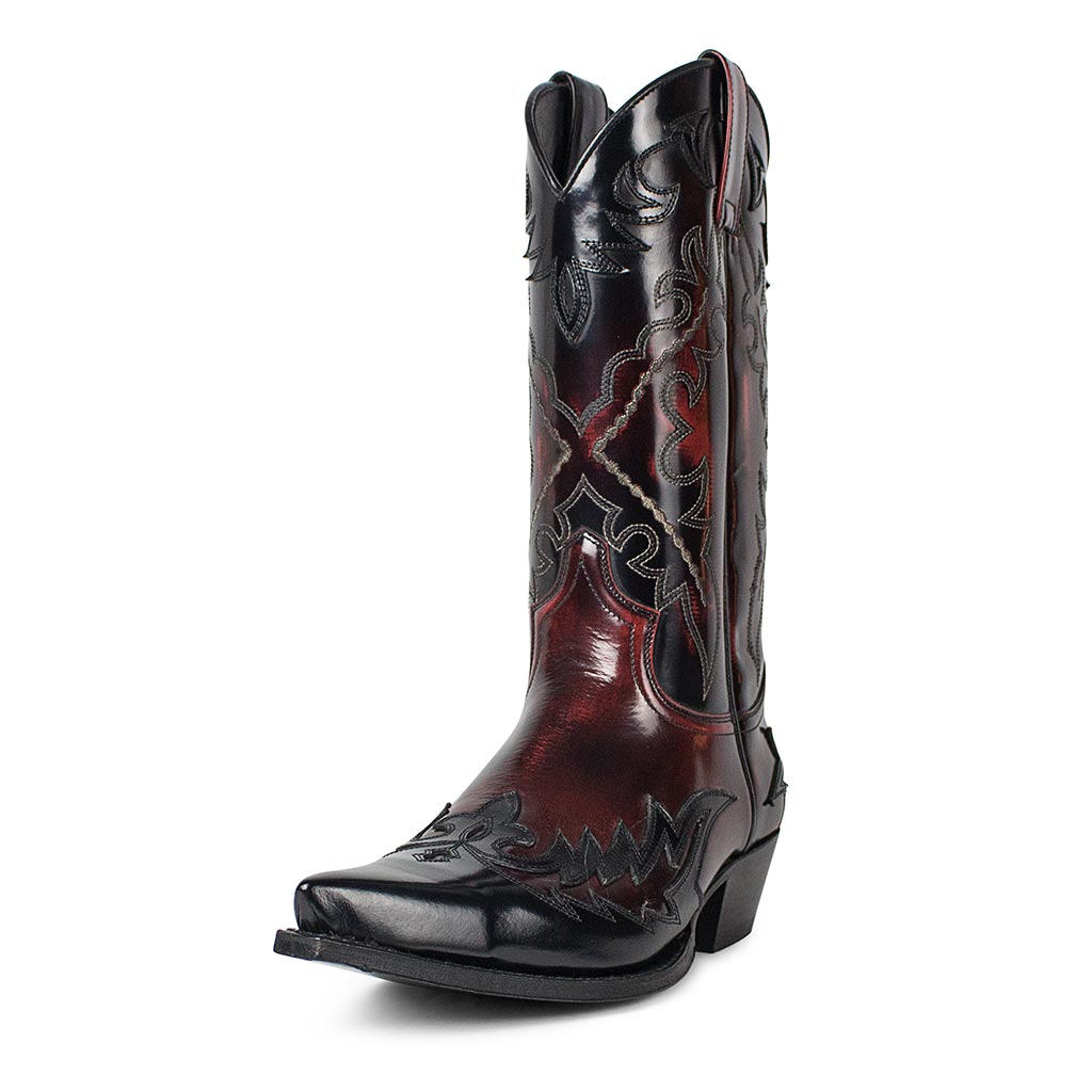 sendra-boots-9669-cuervo-flora-cowboy-stiefel-rot-herren image 2