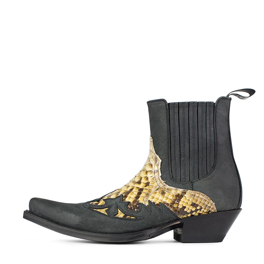 sendra-s0034-9396-negro-python-exotic-boots-damen image 1