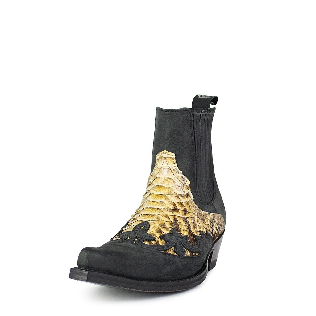 sendra-s0034-9396-negro-python-exotic-boots-damen image 2