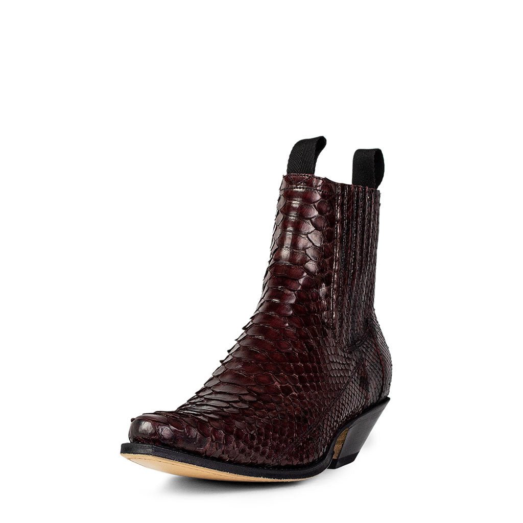 sendra-boots-1692p-lucky-piton-barr-vino-1-brillo-exotic-boot image 2
