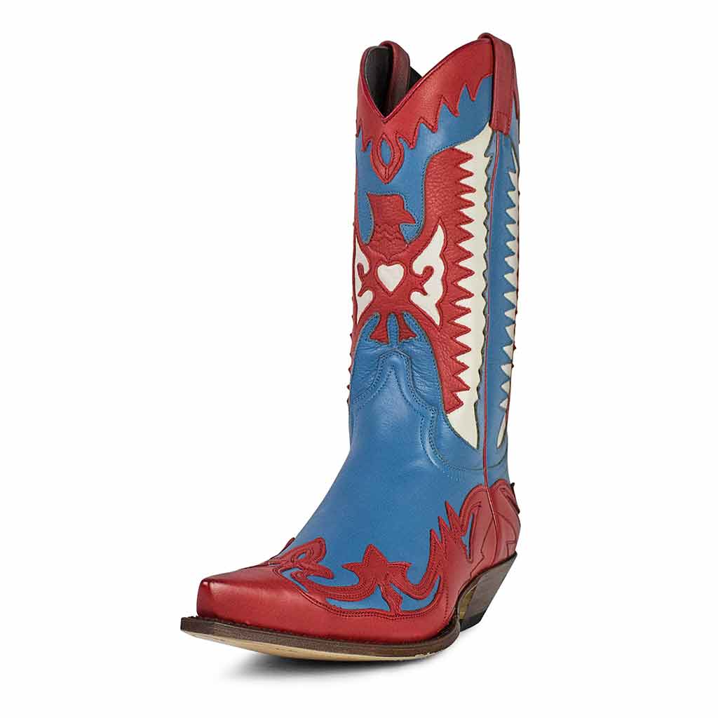 sendra-boots-3840-cuervo-atenea-rojo-cowboy-stiefel-herren image 2