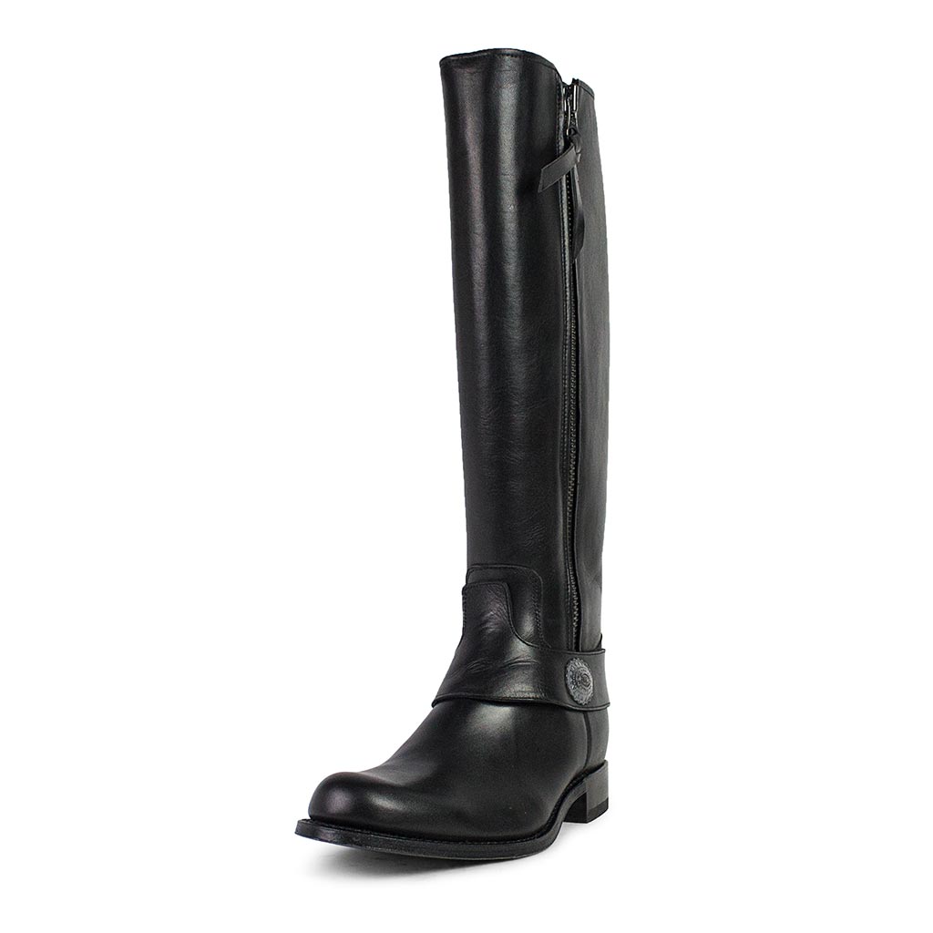 sendra-boots-s0062-10942-sheets-bartolo-negro-damen-stiefel-schwarz-hoher-schaft image 2