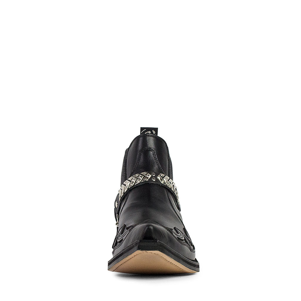 sendra-8024-cuervo-herren-cowboy-stiefelette-schwarz image 6