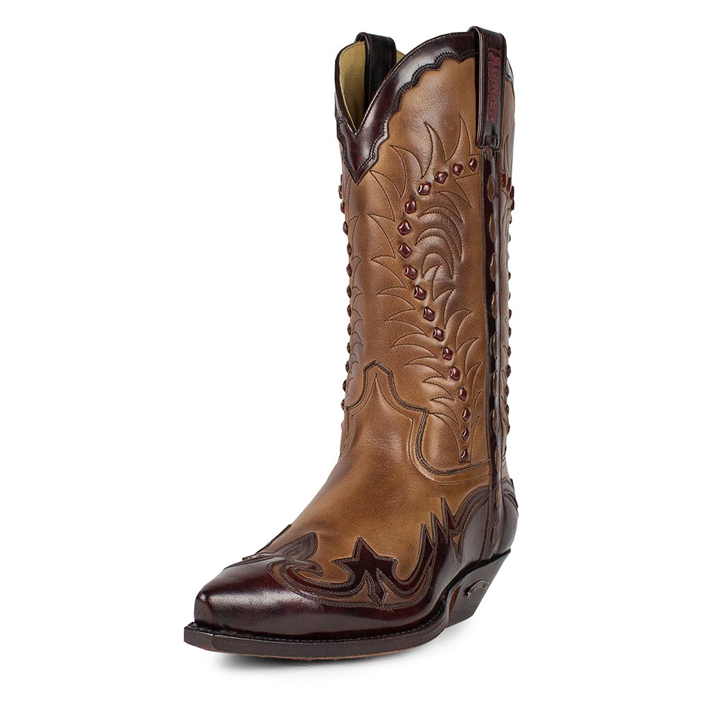 sendra-boots-3155-maxi-flora-fuchsia-box-brass-stiefel image 2