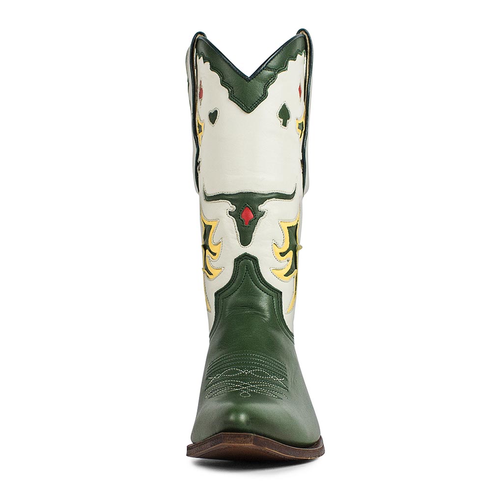 sendra-boots-18389-lia-westernstiefel-wei-gr-n-goodyear image 3