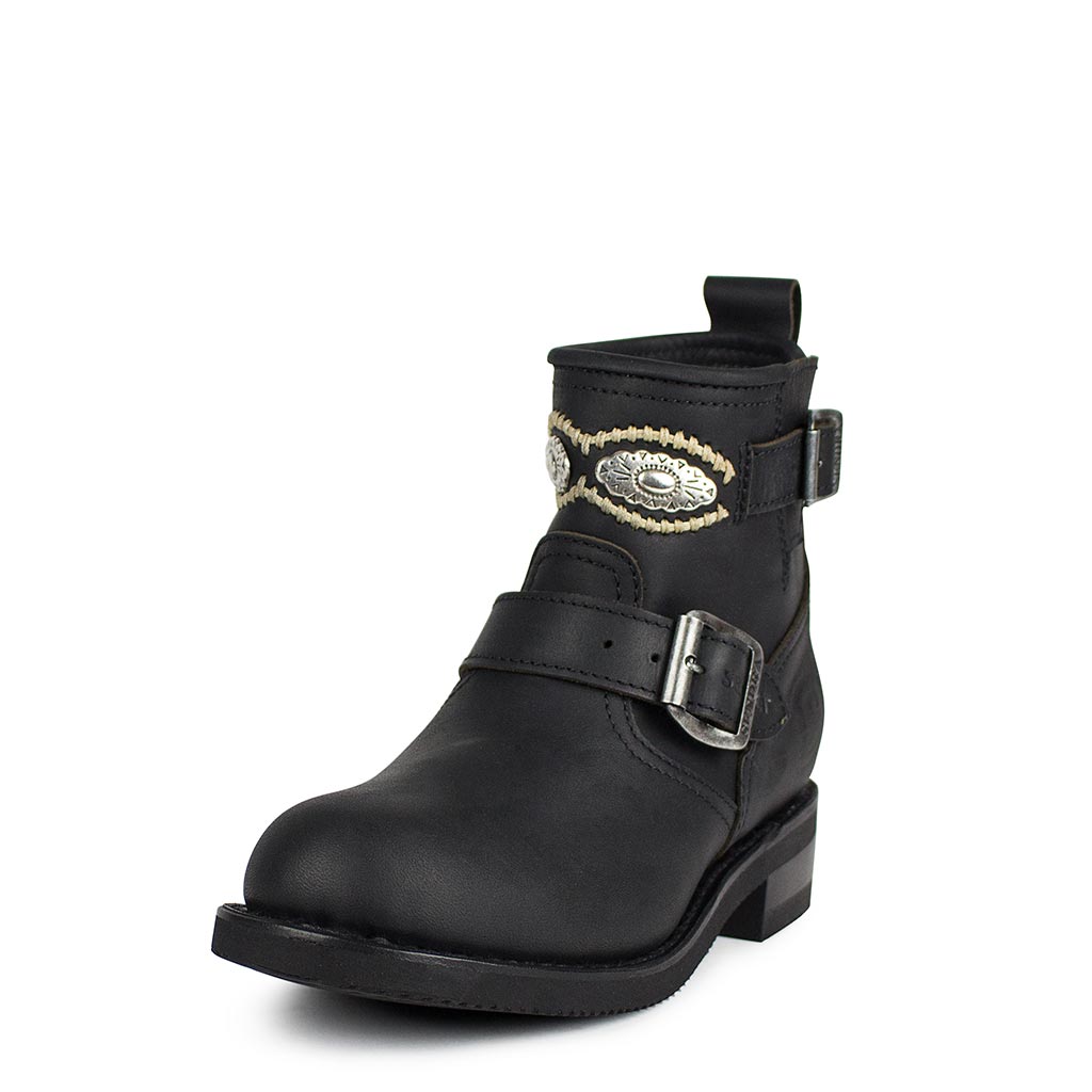 sendra-boots-12902-carol-sprinter-negro-lavado-biker-bot-n image 2