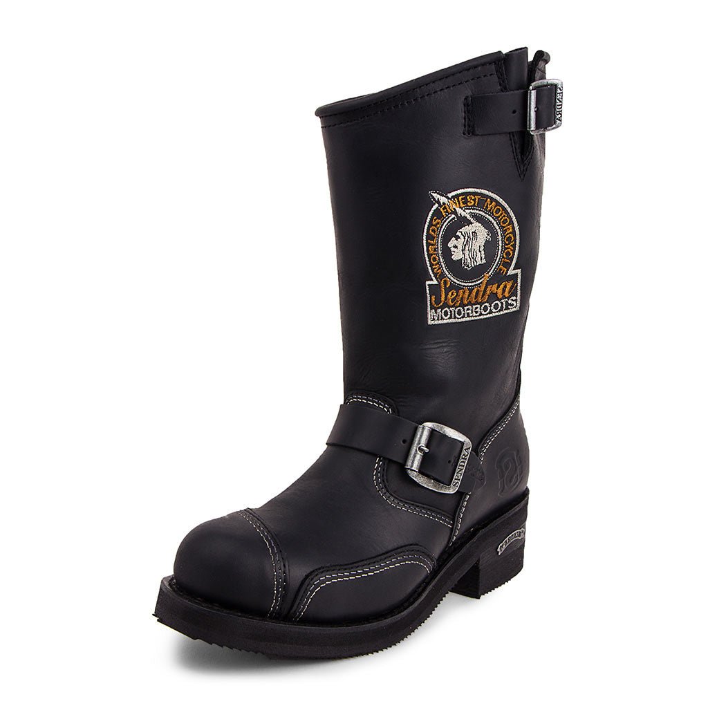 sendra-boots-3565-steel-sprinter-biker-stiefel-schwarz image 2