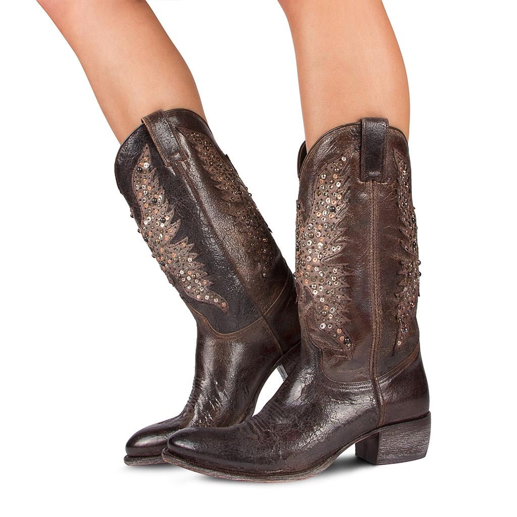 sendra-boots-8987-sara-barbados-quercia-cowboy-stiefel-mit-nieten image 7
