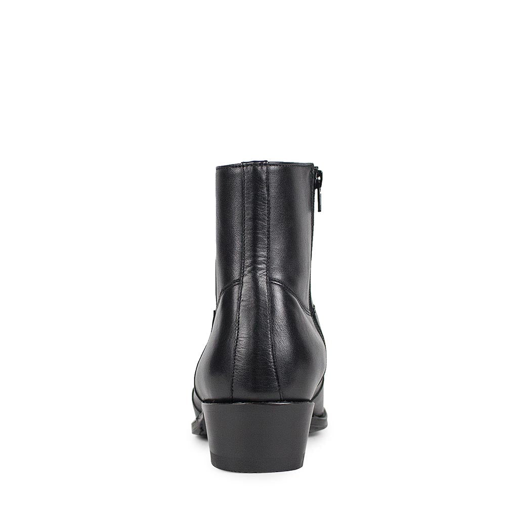 sendra-boots-5200-m-salvaje-negro-brillo-western-bootie-schwarz image 4