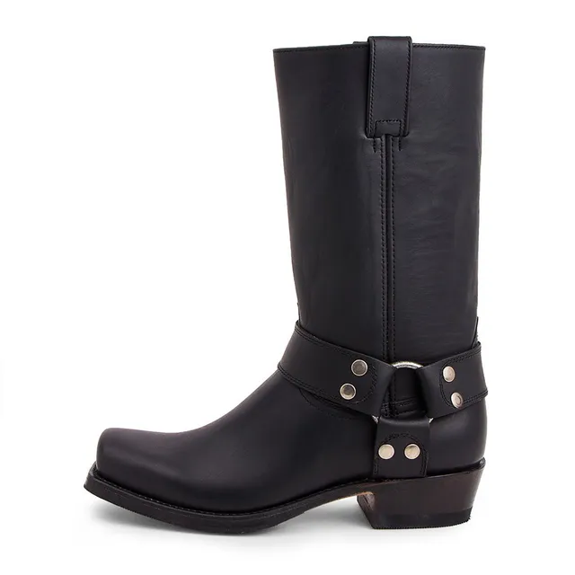 sendra-boots-8833-blues-pull-oil-negro-unisex-biker-stiefel-schwarz image 1