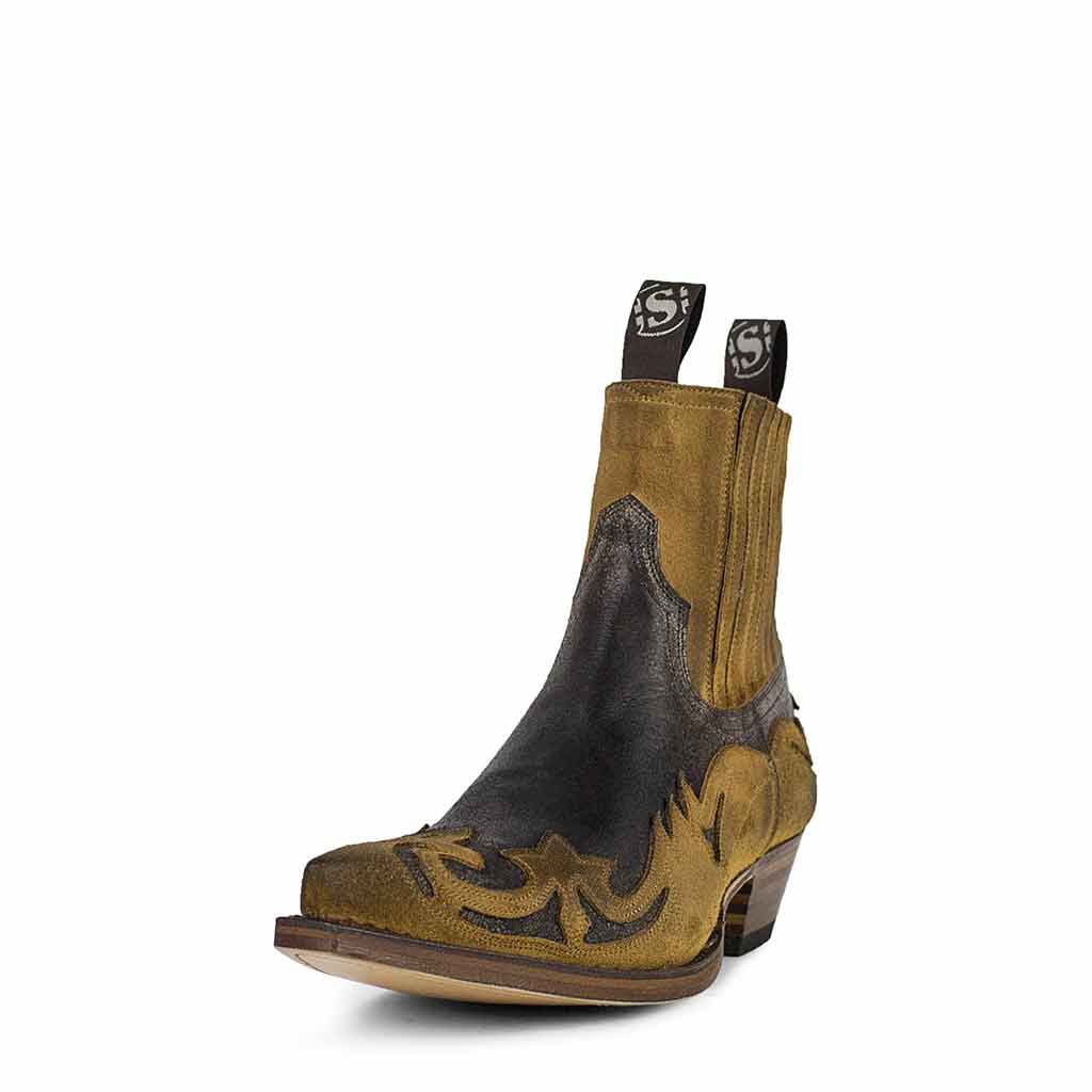 sendra-boots-4660-cuervo-serraje-camello-barbados-quercia-western-stiefelette image 2