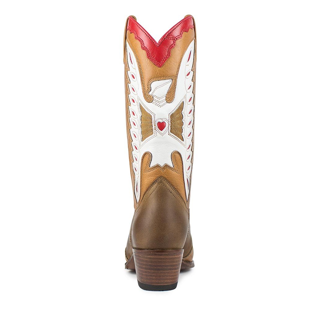 sendra-boots-17294-debora-nl-flota-tang-damen-cowboystiefel-miele image 4