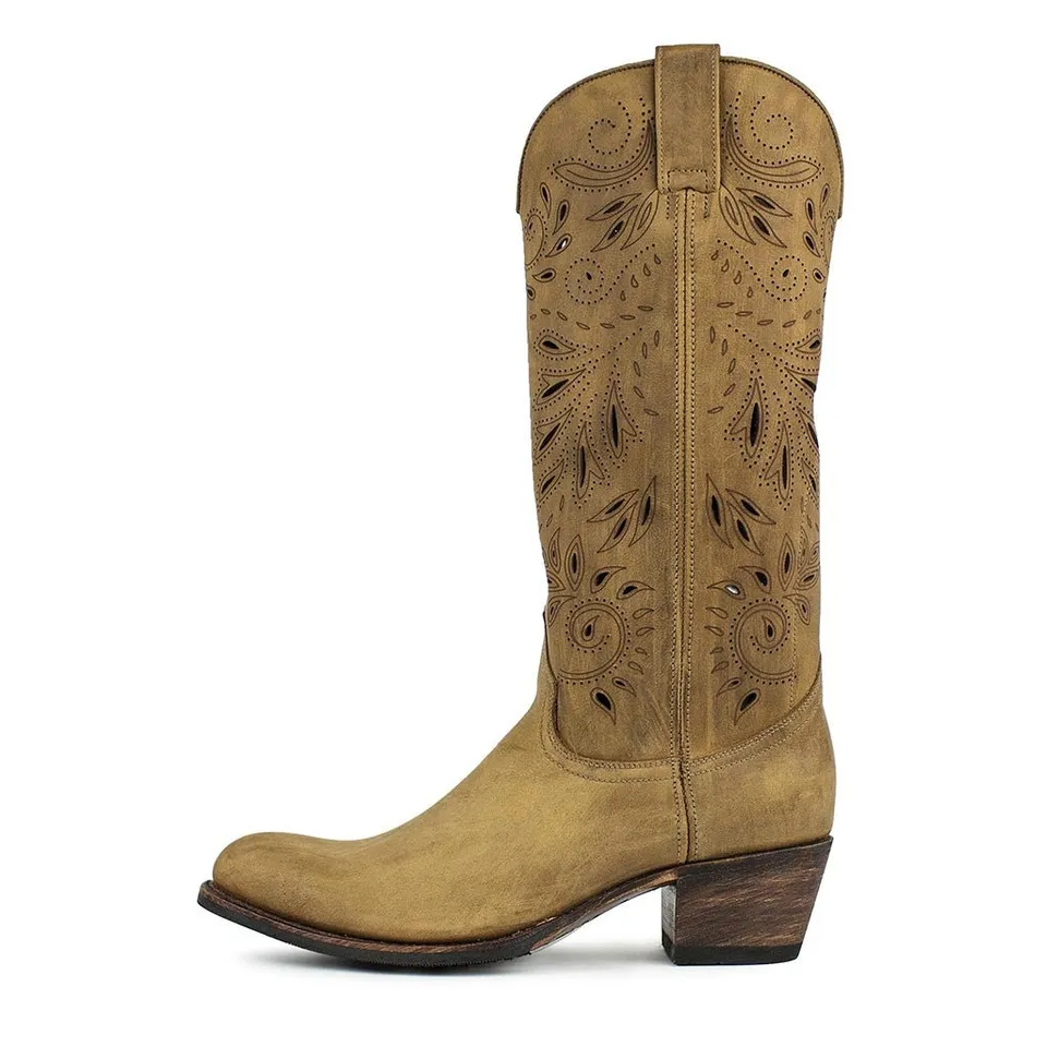 sendra-boots-11360-debora-floter-tang-lav-damen-cowboy-stiefel-braun image 1