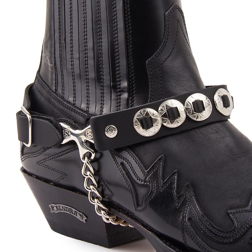 sendra-boots-arnes-43-negro-leder-stiefel-harness image 2