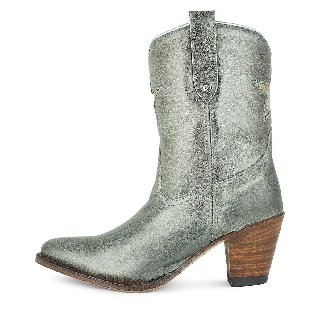 sendra-boots-8795-donna-polveroso-night-damenstiefel-silber image 1
