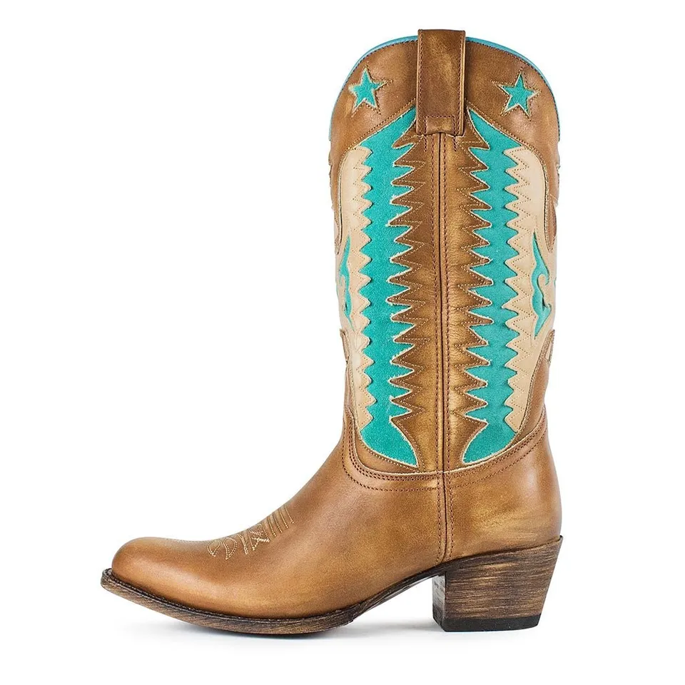 sendra-boots-14144-debora-olimpia-023-cowboy-stiefel-mehrfarbig image 1