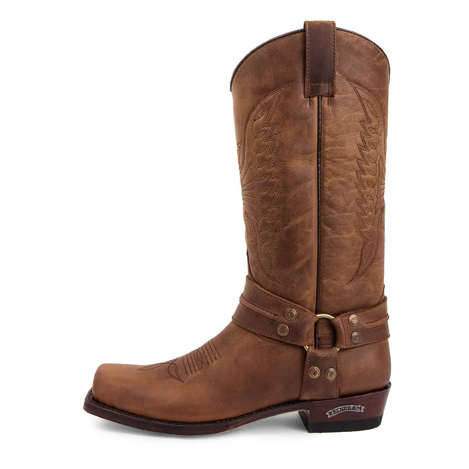 sendra-boots-2621-pete-sprinter-tan-cowboystiefel-braun image 1