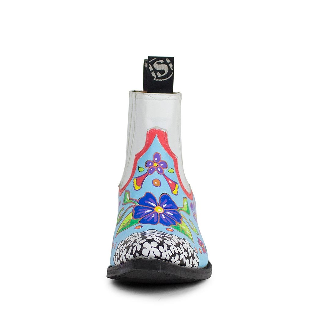 sendra-wakamole-flowers-cowboy-boots-handbemalt image 3