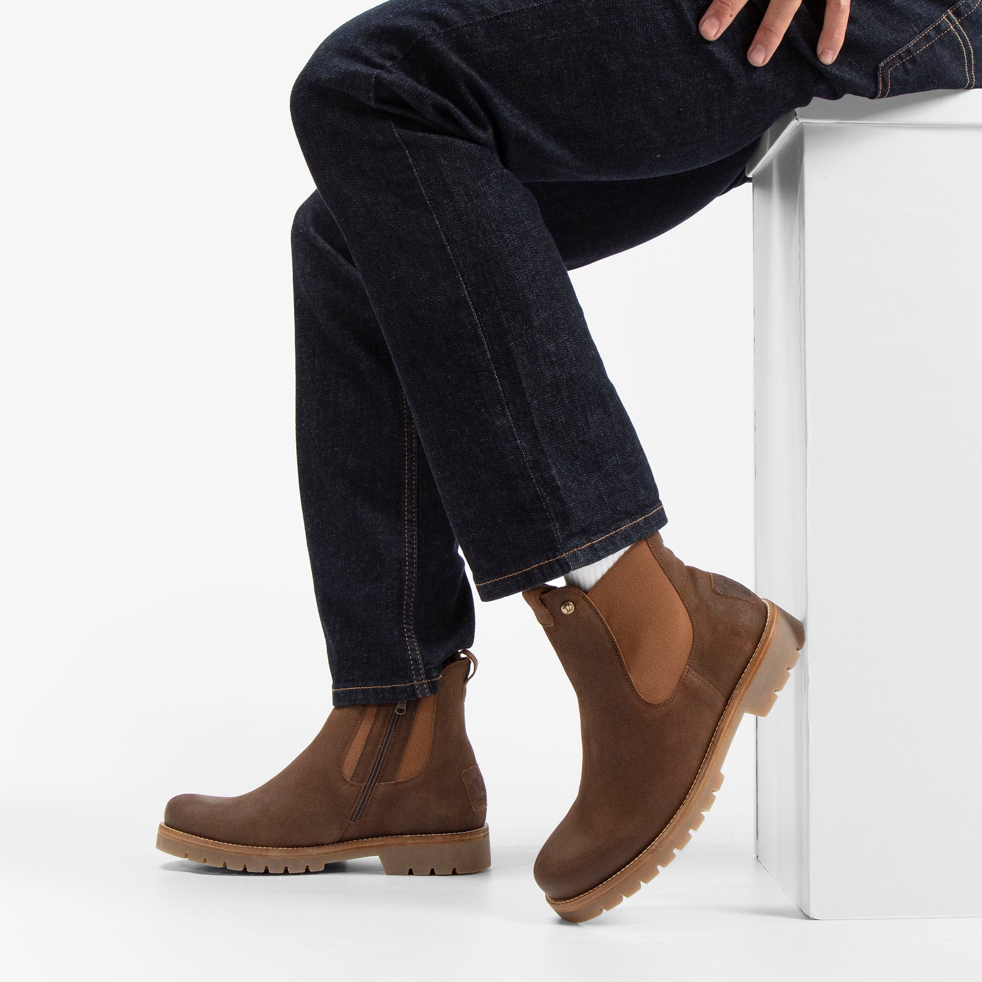 panama-jack-beny-c4-herrenstiefelette-waterproof-velour-cognac image 2