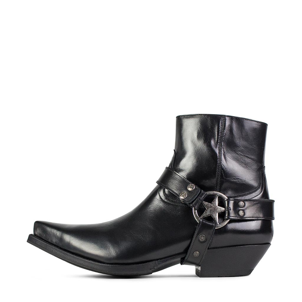 sendra-boots-s0030-15100-negro-herren-cowboy-stiefelette-schwarz image 1