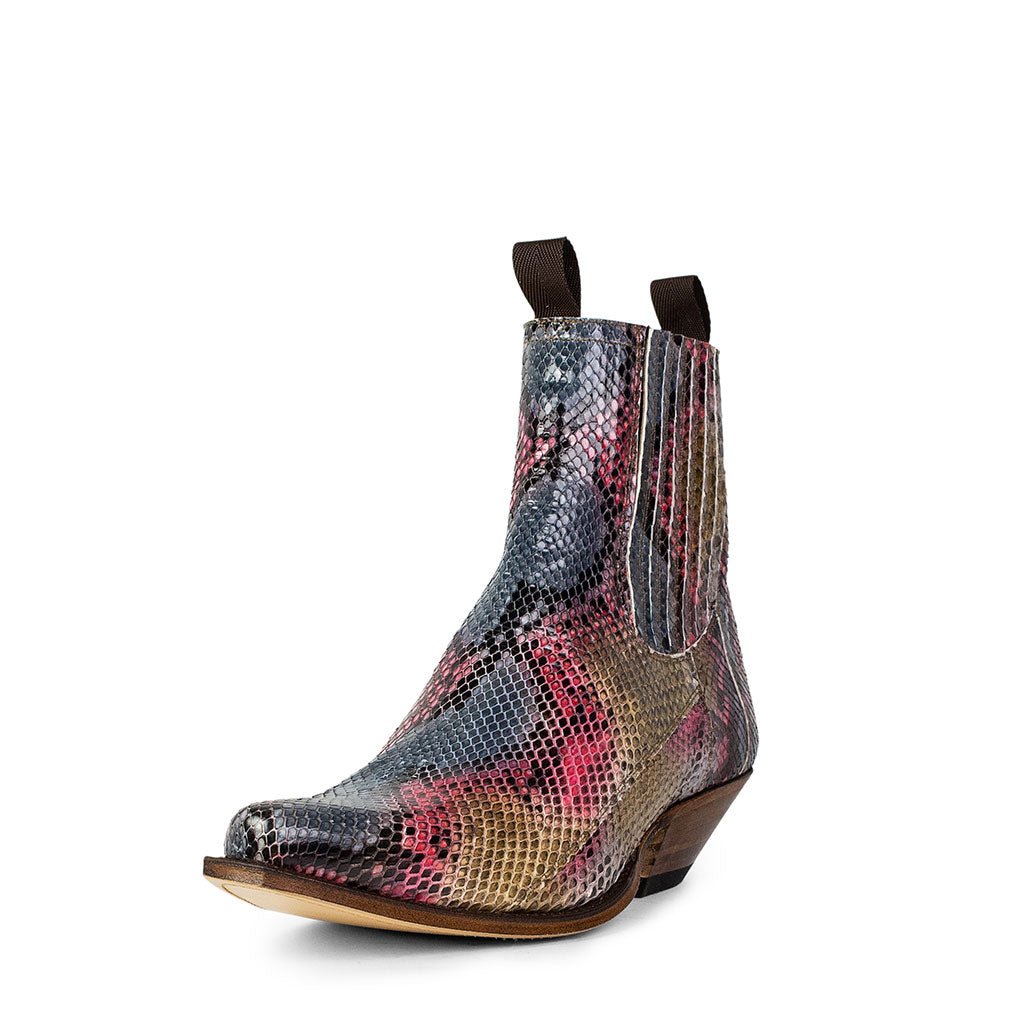 sendra-boots-19175p-lucky-piton-fantasia-rot-blau-exotic-boots image 2