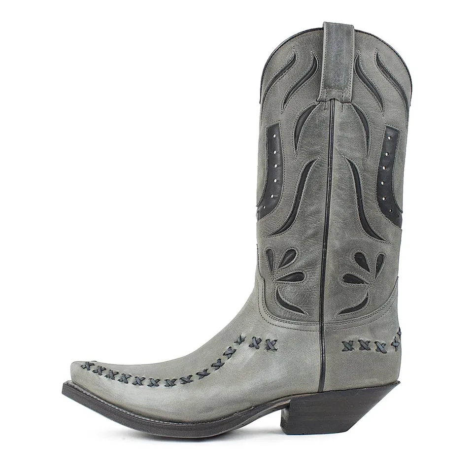 sendra-boots-3853-cuervo-flota-chaira-cowboystiefel-grau image 1