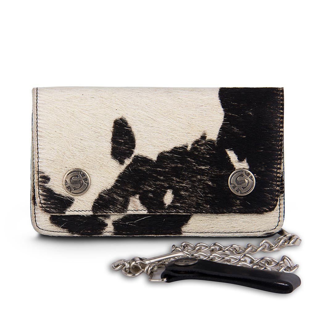 sendra-boots-cartera-pelo-pony-biker-geldb-rse-aus-ponyfell-mit-kette image 2