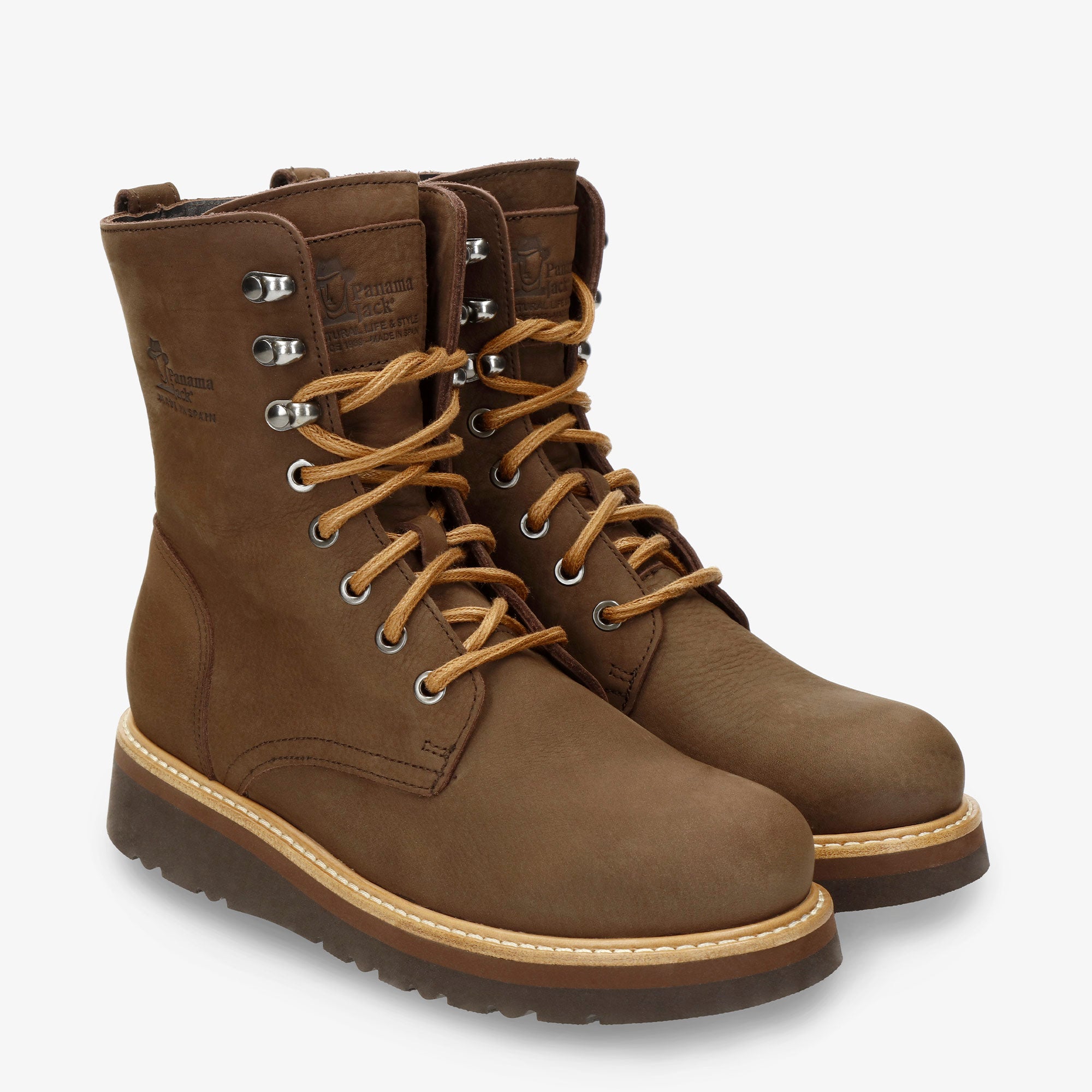 panama-jack-keila-b3-damenstiefel-nobuck-marron-braun image 2